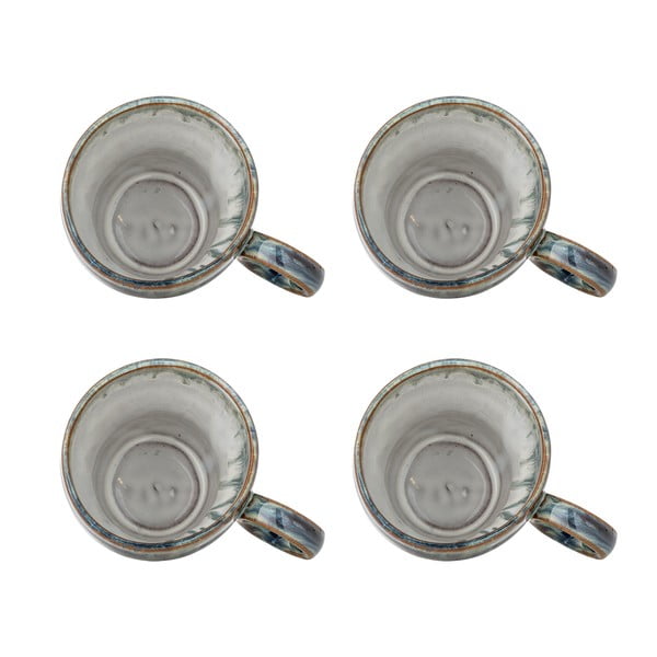Сини глинени чаши в комплект от 4 бр. 300 ml Nigel – Bloomingville-image-3