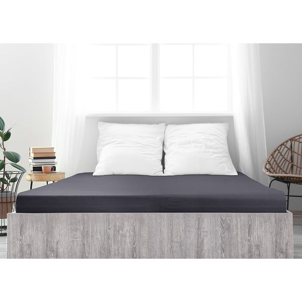 Антрацитен чаршаф 200x200 cm - B.E.S.-image-2