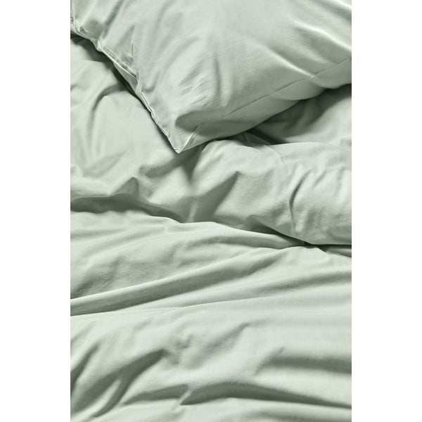 Градинско зелено спално бельо за двойно легло от измит памук , 200 x 200 cm - Bonami Selection-image-1