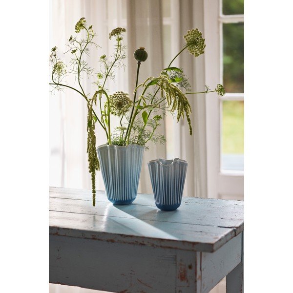 Светлосиня керамична ваза (височина 20,5 cm) Hammershøi – Kähler Design-image-2