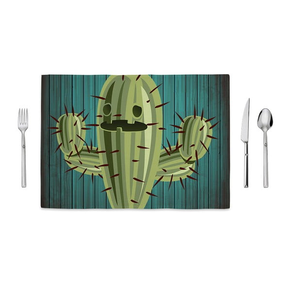 Prostírání Home de Bleu Cactus Face, 35 x 49 cm