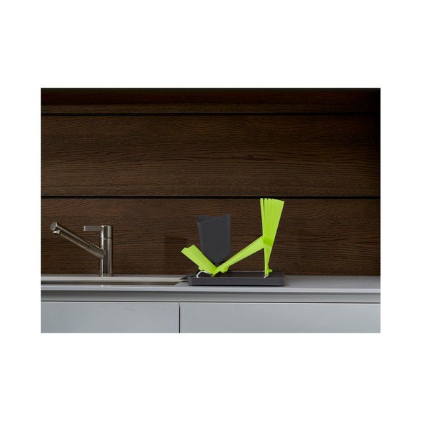 Šedo-zelený odkapávač Black + Blum Dish Rack-image-1