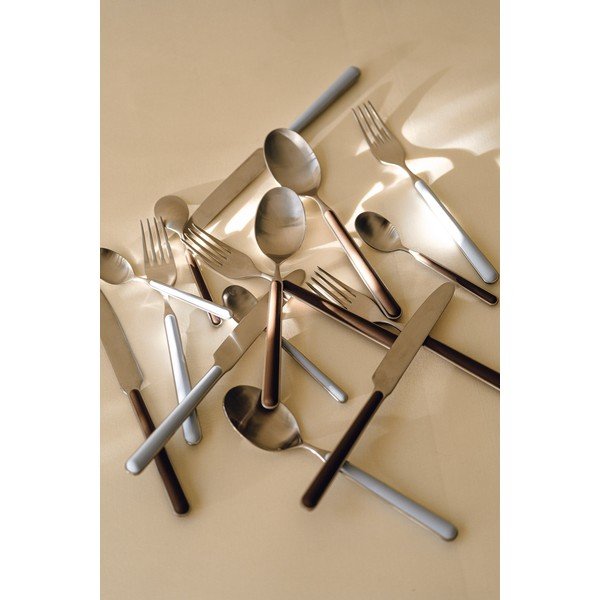 Кафяв/в сребрист цвят прибори за хранене 4 бр. от неръждаема стомана за 1 човек Noli – noo.ma-image-3