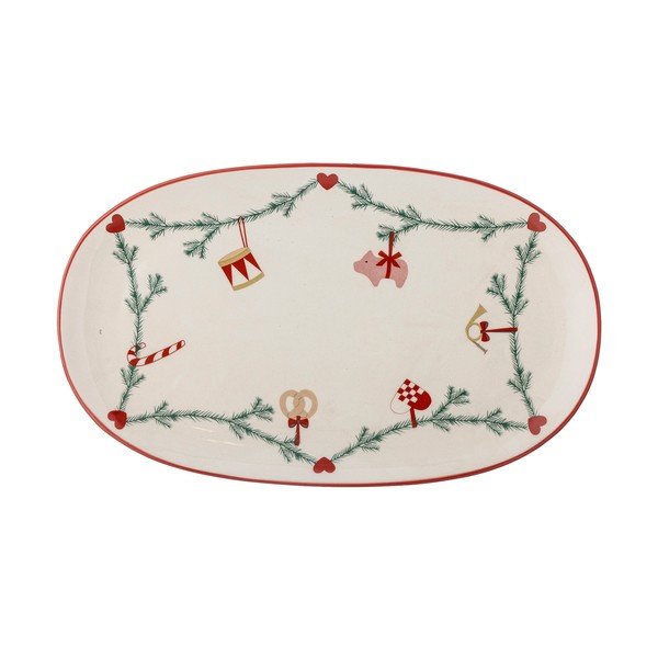 Глинена тава с коледен мотив 23x38,5 cm Yule – Bloomingville