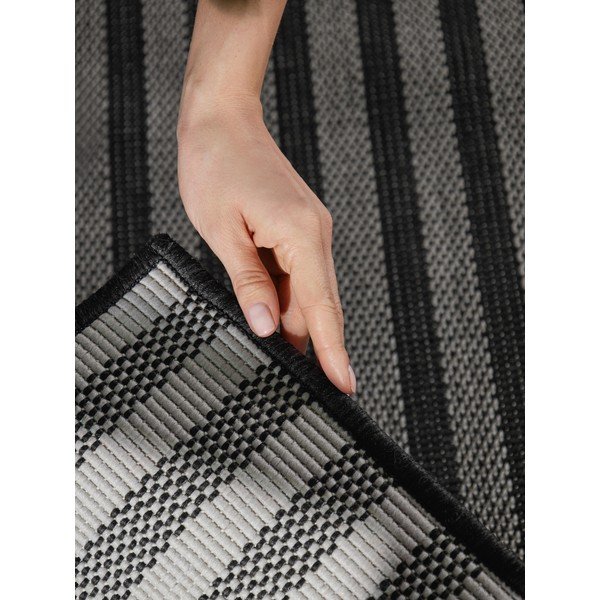 Черен/кремав килим за открито и закрито 160x230 cm Haringey Linley – Ted Baker-image-4