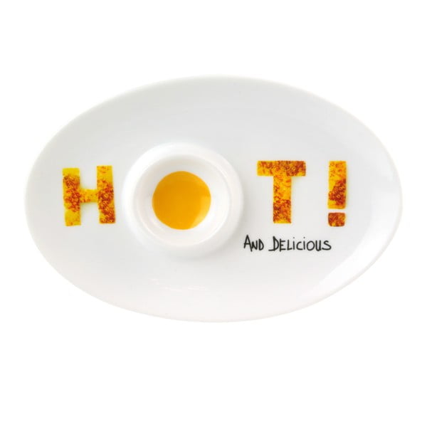 Керамична чиния с яйце и поставка за яйце I Love Brunch - Le Studio