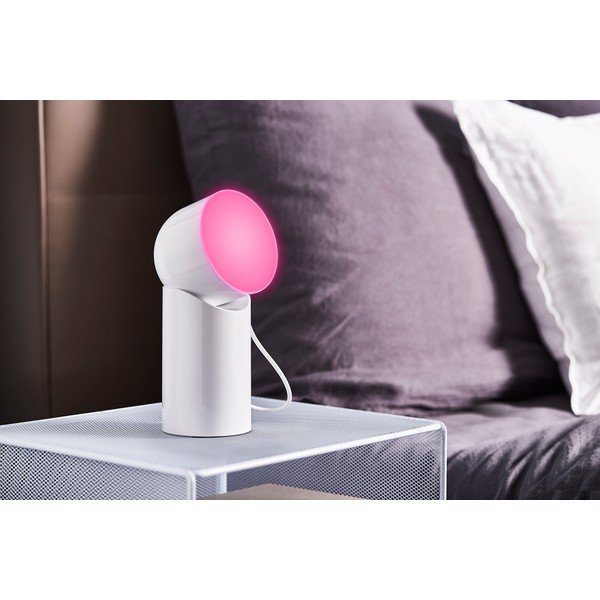 Бяла LED настолна лампа (височина 14 cm) Orbe – Lexon-image-3
