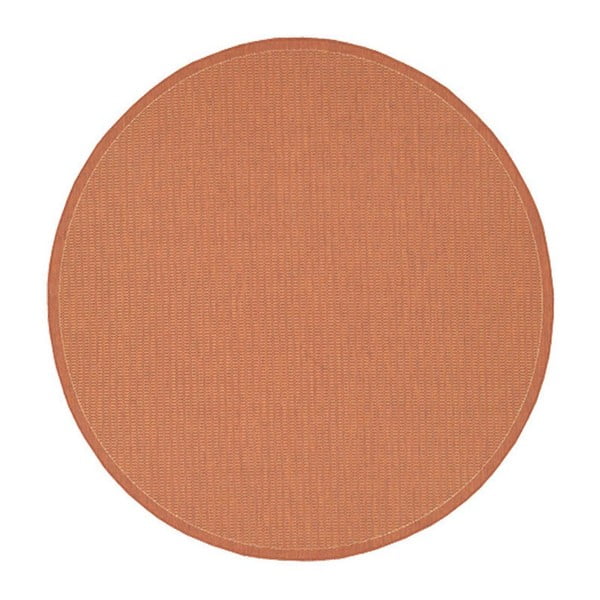 Оранжев килим за открито, ø 200 cm Tatami - Floorita