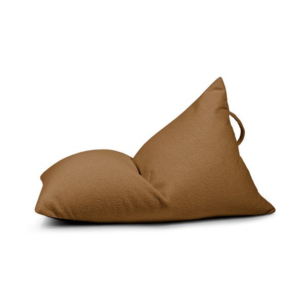 Кафяв детски пуф от букле Razzy – SLOWDOWN