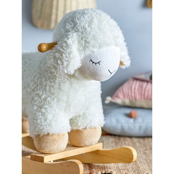 Бебешка люлееща се овца от букова дървесина Люлееща се играчка - Bloomingville Mini-image-4