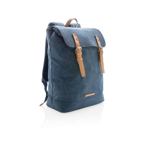 Синя платнена раница за лаптоп 15,6'' Collection , 19 л - XD Design-image-3