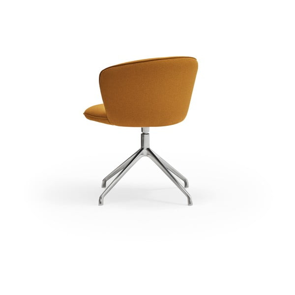 Тапицирани трапезни столове в комплект 2 бр. в цвят горчица Add – Teulat-image-3