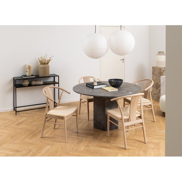 Черна конзолна маса 100x35 cm Newcastle - Actona-image-3