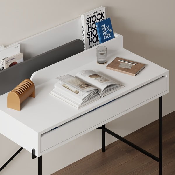 Работна маса за секретар 60x113 cm Lila – Marckeric-image-4