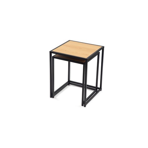 Странични масички в комплект 2 бр. от декор от дъб  38x38 cm Noah – Bonami Essentials-image-3