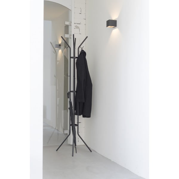Черна метална стойка за връхни дрехи ø 40x170 cm Jessy – Spinder Design-image-1