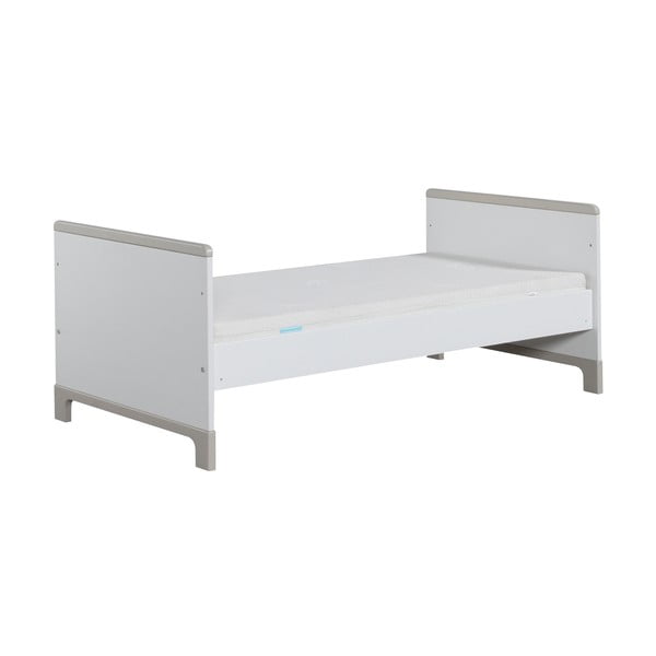 Bílo-šedá dětská postel Pinio Mini, 200 x 90 cm