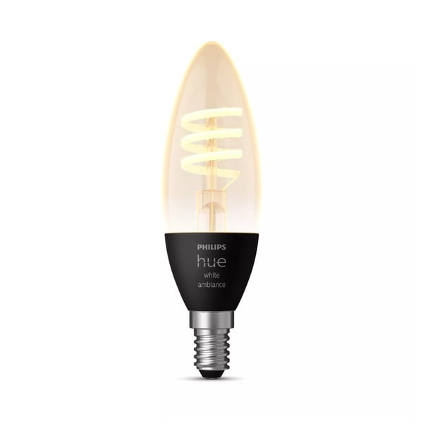 Smart крушка с нажежаема жичка  E14, 5 W White ambiance – Philips Hue-image-1