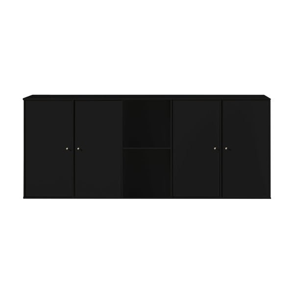 Черен стенен сандък Hammel , 169 x 69 cm Mistral Kubus - Hammel Furniture