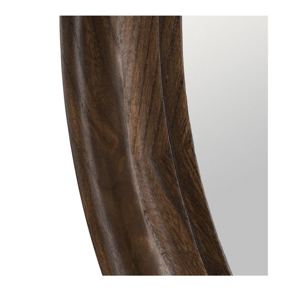 Стенно огледало масивно дърво ø 110,5 cm Paula – Ixia-image-3