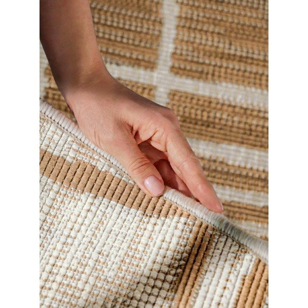 Кремав/в естествен цвят кръгъл килим за открито и закрито ø 160 cm Haringey Crouch – Ted Baker-image-2