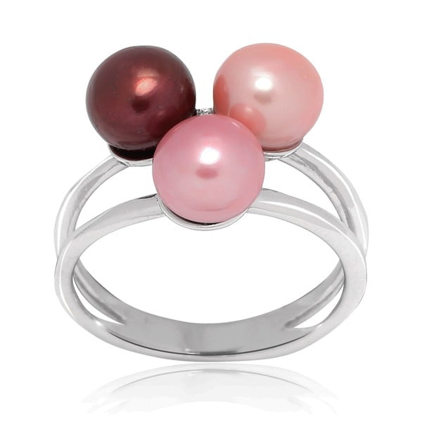 Prsten Pure Pearls Pink Candy, vel. 54