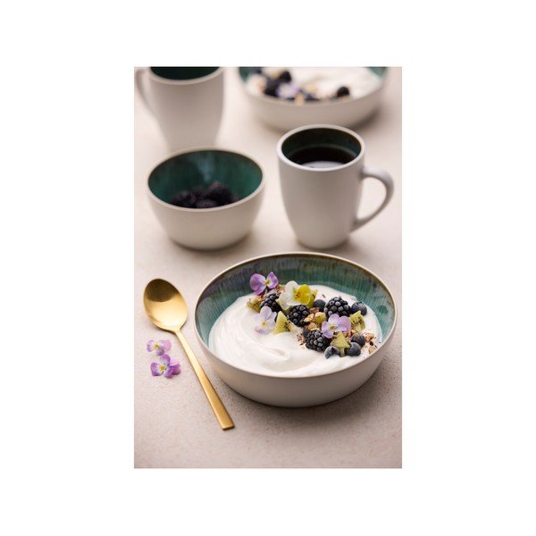 Бяла/зелена глинена купичка 850 ml Gastro White/Green – Bitz-image-3