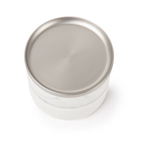 Кутия за бижута с мраморна декорация и капак от сребро Tesora - Umbra-image-4