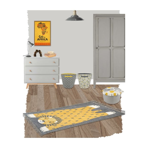 Детски килим с ръчна щампа , 110 x 170 cm Baba - Nattiot-image-2