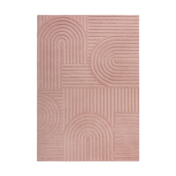 Розов вълнен килим , 120 x 170 cm Zen Garden - Flair Rugs