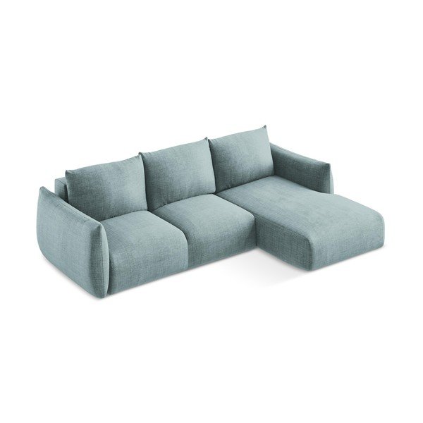 Син сгъваем ъглов диван (десен ъгъл) Leila – Makamii-image-3