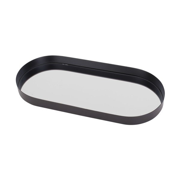 Черен поднос с огледало Овал, ширина 18 cm Mirage - PT LIVING-image-2
