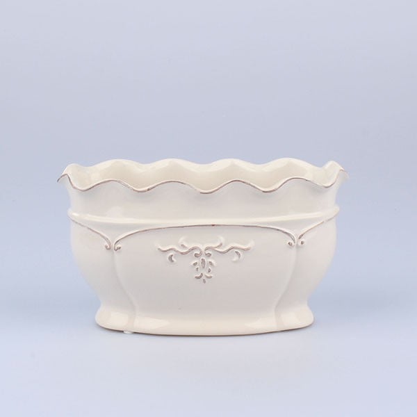 Váza Antic White, 22x11x12 cm