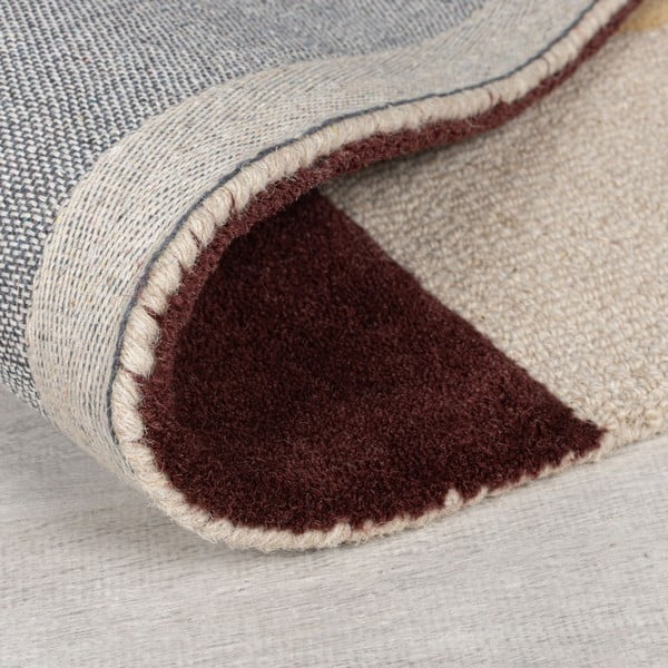 Лилав ръчно изработен вълнен килим 160x230 cm Glow Purple Multi – Flair Rugs-image-3