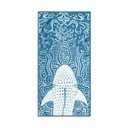 Синя плажна кърпа 90x180 cm Shark - DecoKing