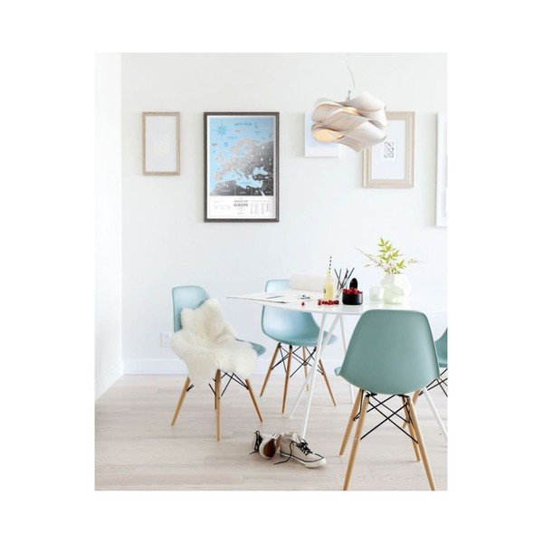 Stírací mapa Evropy Scratch Map of the Europe Silver-image-1