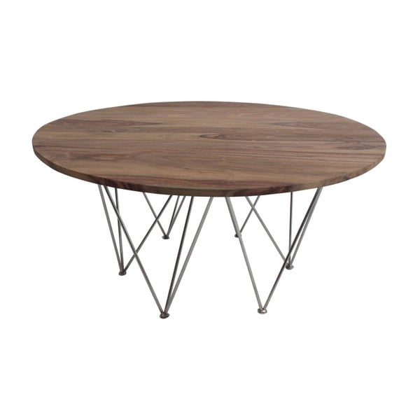 Kulatý konferenční stolek s deskou z palisandrového dřeva Orchidea Milano
