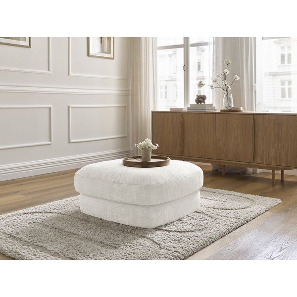 Бяла шенилова табуретка Leonore – Bobochic Paris-image-4