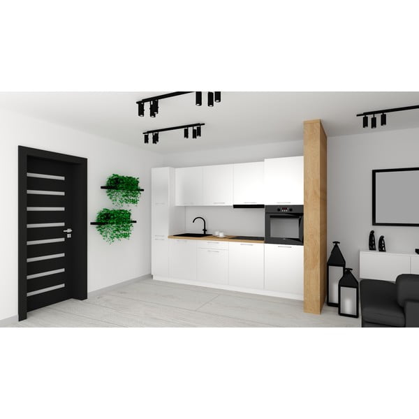 Кухня с плот права 280 cm Lyle – STOLKAR