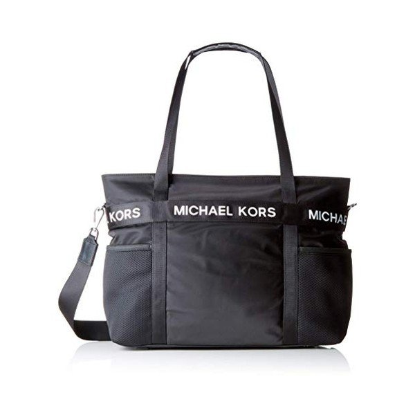Черна чанта от плат The Michael - Michael Kors-image-2