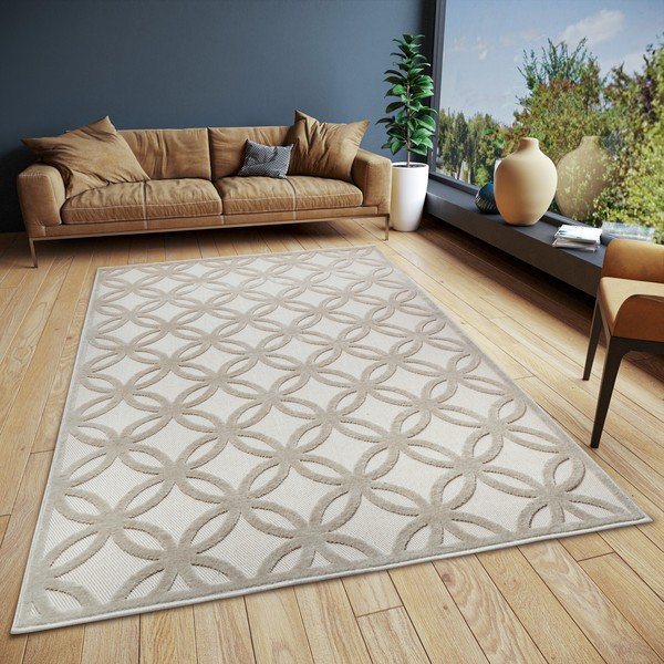 Бежов килим 200x285 cm Iconic Circle - Hanse Home-image-1