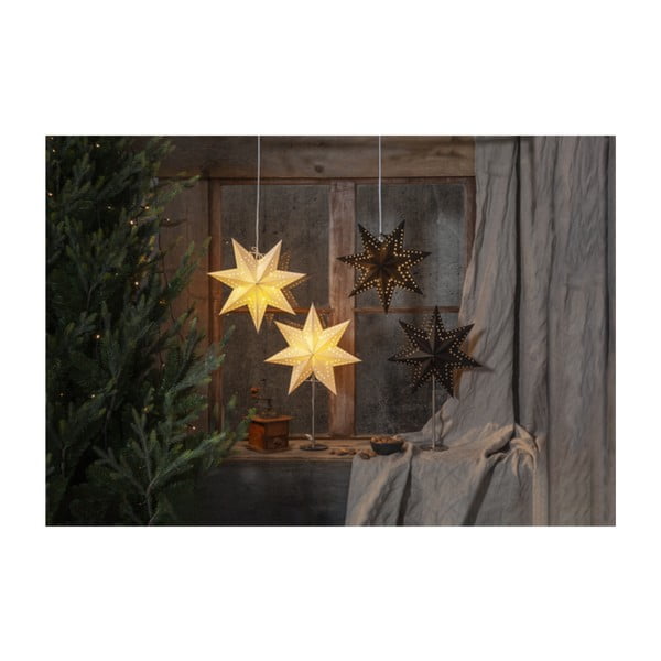 Бяла светлинна декорация Bobo, височина 51 cm - Star Trading-image-2