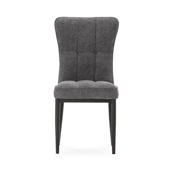 Сиви трапезни столове в комплект от 2 бр. Damon – Marckeric-image-3