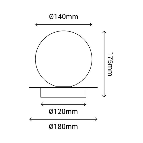 Лампа за таван , ø 14 cm Musa - SULION-image-3
