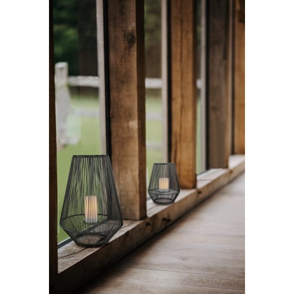 LED соларно външно осветително тяло ø 37 cm Mineros - Trio-image-1