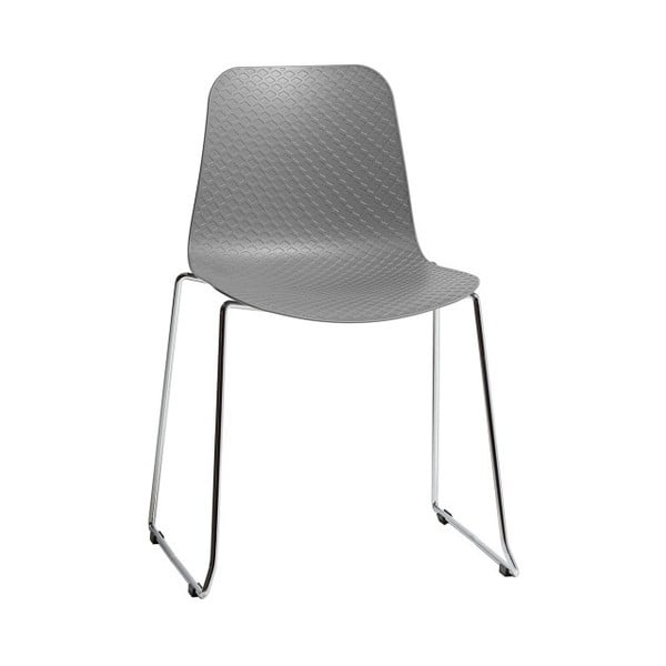 Комплект от 4 сиви трапезни стола Kloe - Marckeric
