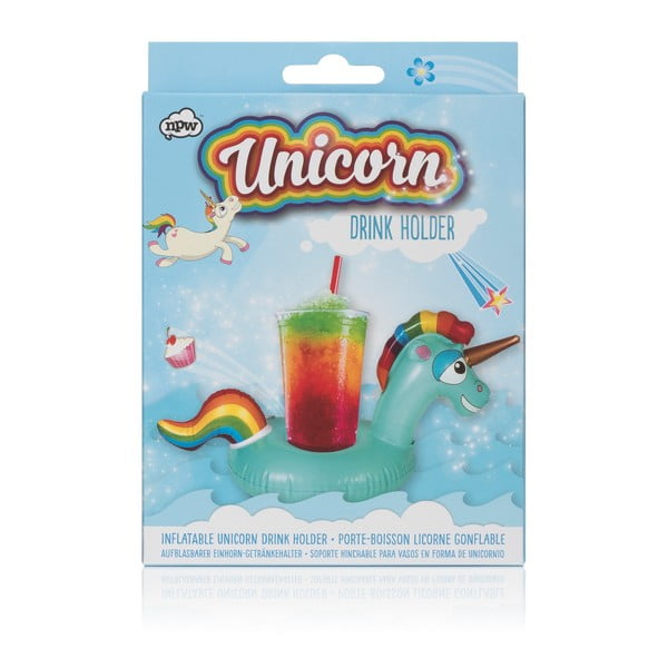 Nafukovací držátko na pití npw™ Inflatable Unicorn