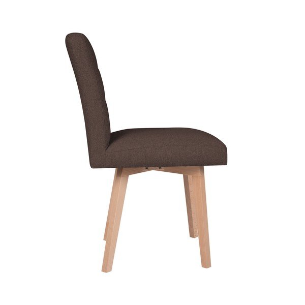 Кафяв трапезен стол Tulip - Mazzini Sofas-image-3