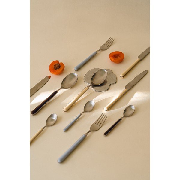 Кафяв/в сребрист цвят прибори за хранене 4 бр. от неръждаема стомана за 1 човек Noli – noo.ma-image-2