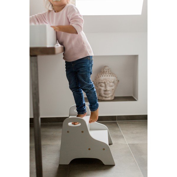 Светлосива подвижна стълба Light grey – Kindsgut-image-4